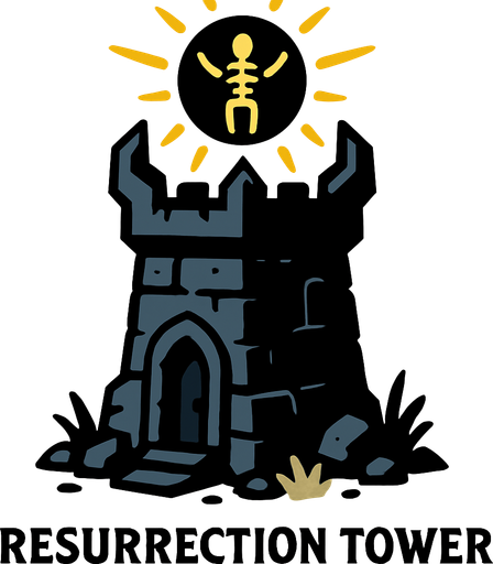 resurrectionTowerAsset.
In-Game asset.  2d.  High contrast.  No shadows