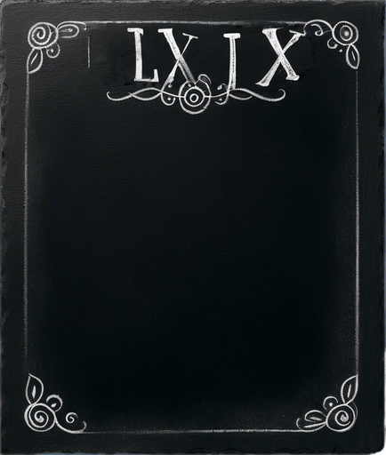 Word "ELIXIR" in chalk