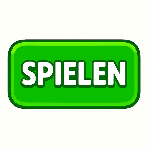 SPIELEN GREEN BUTTON.
In-Game asset.  2d.  High contrast.  No shadows