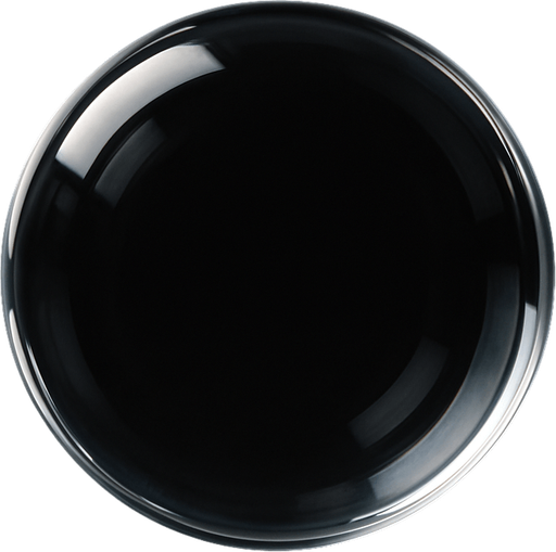 simple single cristal clear sphere.
black background.