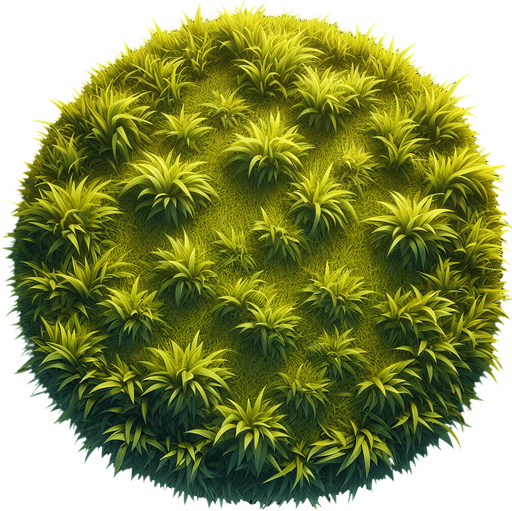 grass.
Single Game Texture. In-Game asset. 2d. Blank background. High contrast. No shadows.