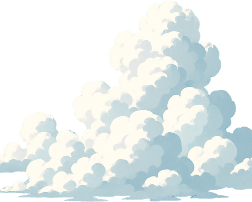 realistic clouds.
In-Game asset.  2d.  High contrast.  No shadows