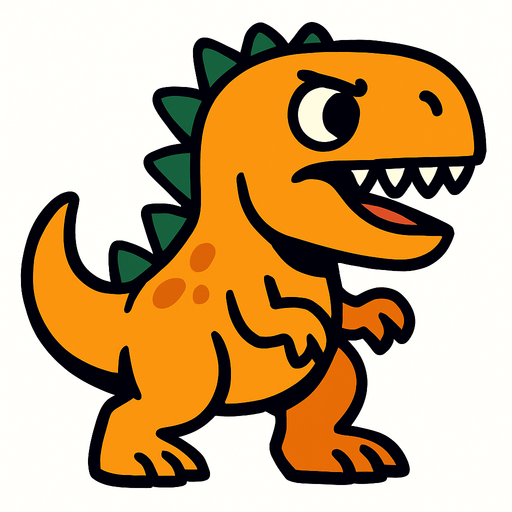 dinazor.
In-Game asset.  2d.  High contrast.  No shadows