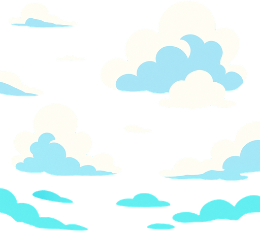Sky background.
In-Game asset.  2d.  High contrast.  No shadows