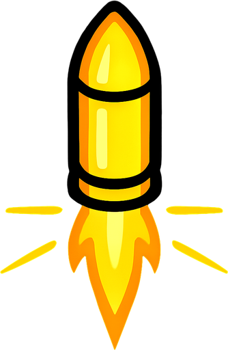 laser bullet up.
In-Game asset.  2d.  High contrast.  No shadows
