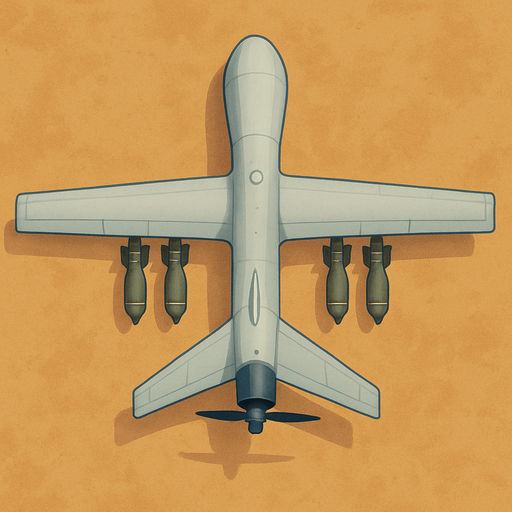 bomber drone top view
