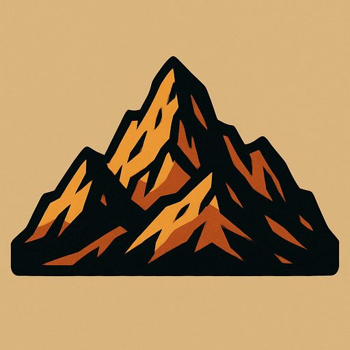 light brown mountain background.
In-Game asset.  2d.  High contrast.  No shadows
