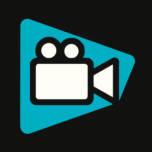 record video logo with not text.
In-Game asset.  2d.  High contrast.  No shadows