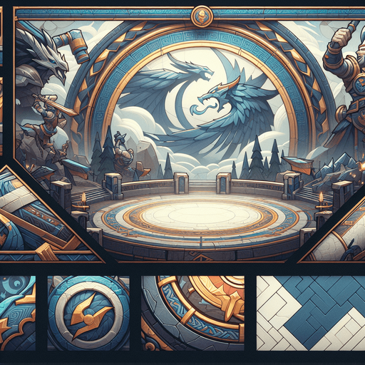 arena mg.
Single Game Texture.  In-Game asset.  2d.  Blank background.  High contrast.  No shadows