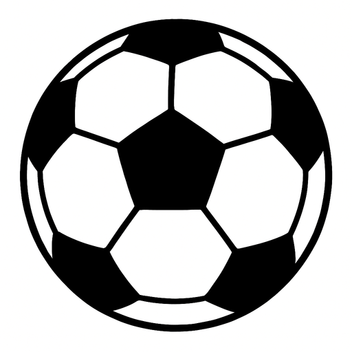 Un balón normal.
In-Game asset.  2d.  High contrast.  No shadows