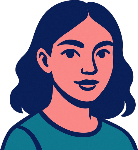 The woman's face is turned towards us.
In-Game asset.  2d.  High contrast.  No shadows