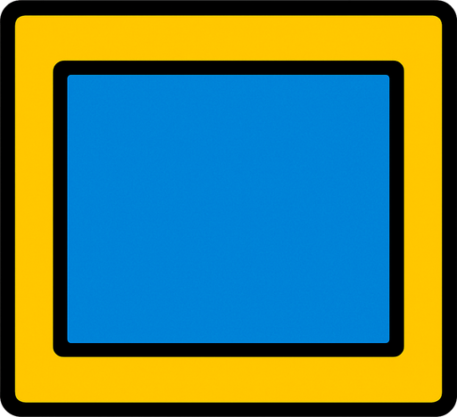 Rectangle.
In-Game asset.  2d.  High contrast.  No shadows
