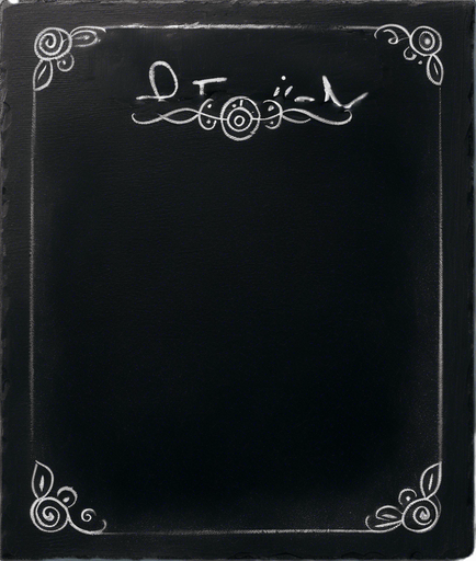 Word "POTION" in chalk