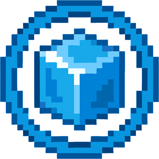 30x30, ice cube, symmetrical, circular.
In-Game asset.  2d.  High contrast.  No shadows