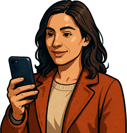 Bayan Müşteri - Gerçekçi - Yazısız.
In-Game asset.  2d.  High contrast.  No shadows