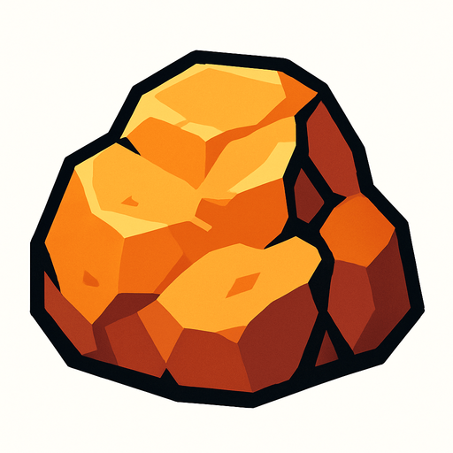 rock.
In-Game asset.  2d.  High contrast.  No shadows
