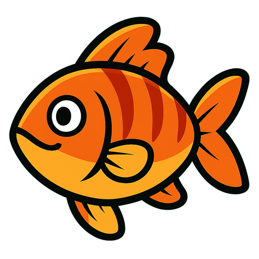 Fish.
In-Game asset.  2d.  High contrast.  No shadows