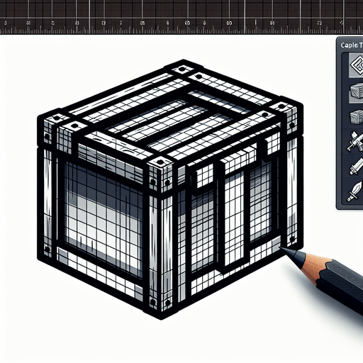 supply crate.
Single Game Texture.  In-Game asset.  2d.  Blank background.  High contrast.  No shadows