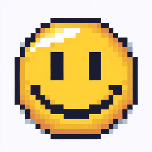 Pixel Art Smiley face