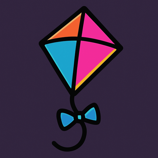 Kite.
In-Game asset.  2d.  High contrast.  No shadows