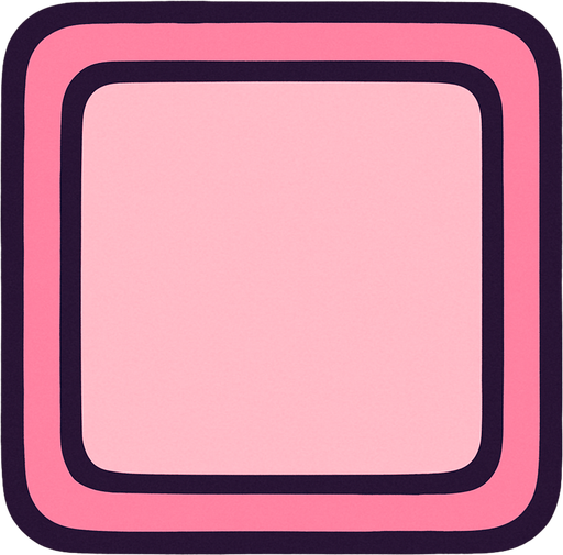 powder pink square.
In-Game asset.  2d.  High contrast.  No shadows