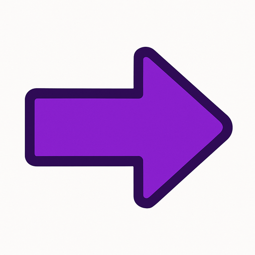 mor bir arrow.
In-Game asset.  2d.  High contrast.  No shadows