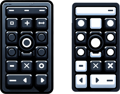 black mixed white keypad single button
Single Game Texture.  In-Game asset.  2d.  Blank background.  High contrast.  No shadows