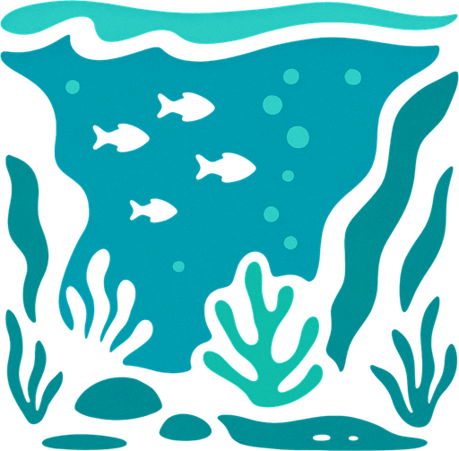 ocean under.
In-Game asset.  2d.  High contrast.  No shadows