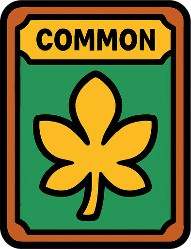 common card.
In-Game asset.  2d.  High contrast.  No shadows