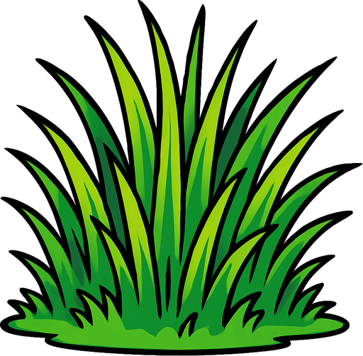 cesped.
In-Game asset.  2d.  High contrast.  No shadows