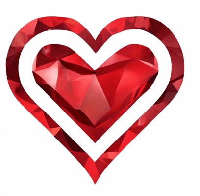 Create the diamon suit based on this heart suit.