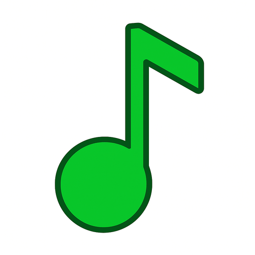 2D yesil renkte golgesiz re notasini yap.
In-Game asset.  2d.  High contrast.  No shadows