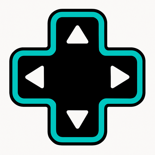 dpad.
In-Game asset.  2d.  High contrast.  No shadows