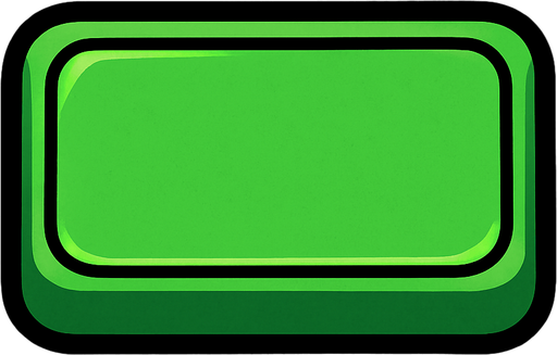 basılabilir tuş görseli dikdörtgen.
In-Game asset.  2d.  High contrast.  No shadows