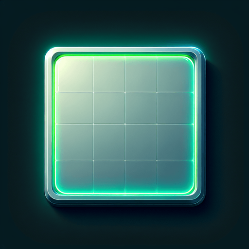 green-Tinted Tile: A clean and sleek tile design, consisting of a perfect square with a soft neon green surface. A barely noticeable, thin green border defines the edges, maintaining a smooth and minimal aesthetic. The tile is blank and pristine, embodying futuristic simplicity..
Single Game Texture. In-Game asset. 2d. Blank background. High contrast. No shadows.