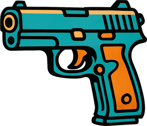 Silah.
In-Game asset.  2d.  High contrast.  No shadows