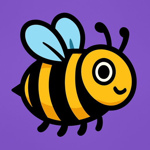 Bee.
In-Game asset.  2d.  High contrast.  No shadows