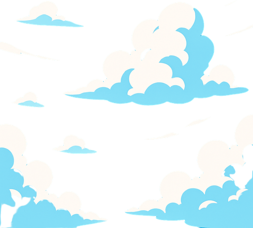 2D Video game Background with not platform just SKY.
In-Game asset.  2d.  High contrast.  No shadows
