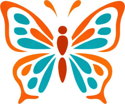 Butterfly.
In-Game asset.  2d.  High contrast.  No shadows
