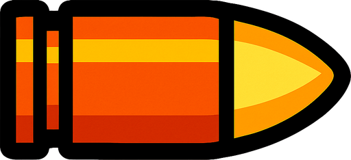 heroBullet.
In-Game asset.  2d.  High contrast.  No shadows