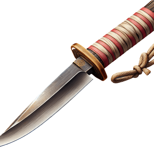 日本の包丁.
Single Game Texture. In-Game asset. 2d. Blank background. High contrast. No shadows.