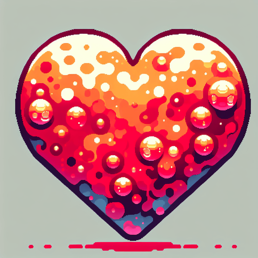 kalp.
Single Game Texture.  In-Game asset.  2d.  Blank background.  High contrast.  No shadows