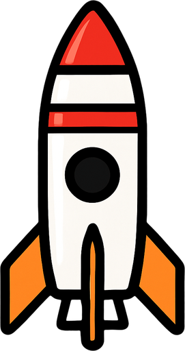 create a missile rocket.
In-Game asset.  2d.  High contrast.  No shadows