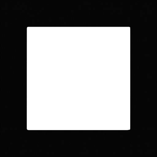 only white square.
In-Game asset.  2d.  High contrast.  No shadows
