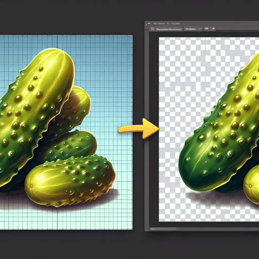 Pickles.
Single Game Texture. In-Game asset. 2d. Blank background. High contrast. No shadows.