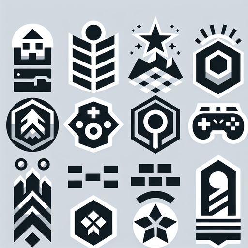 make a level logo.
Single Game Texture. In-Game asset. 2d. Blank background. High contrast. No shadows.
