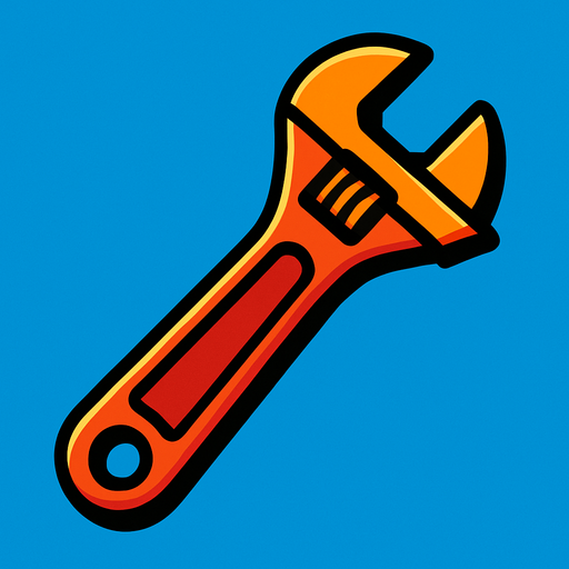 Llave inglesa.
In-Game asset.  2d.  High contrast.  No shadows