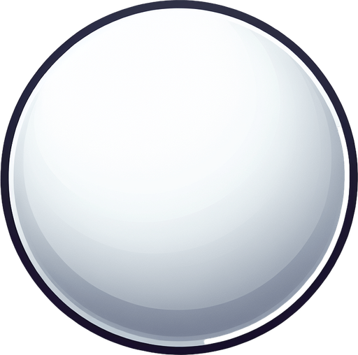 A plain white circle.
Single Game Texture. In-Game asset. 2d. Blank background. High contrast. No shadows.