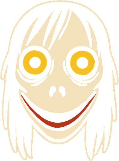 momo head.
In-Game asset.  2d.  High contrast.  No shadows