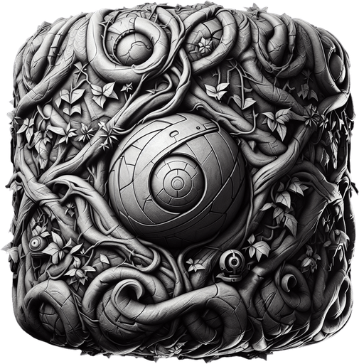 Yan durmuş astront.
Single Game Texture.  In-Game asset.  Blank background.  High contrast.  No shadows